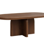 Durham Coffee Table Single Pedestal