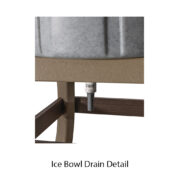 Round Counter Table With Ice Bowl - Image 5