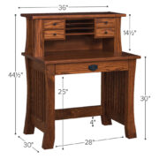 Liberty 36" Deluxe Writing Desk - Image 2