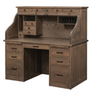 56" Traditional Computer Rolltop Desk