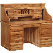 56" Traditional Roll Top Desk
