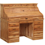 62" Traditional Roll Top Desk - Image 2