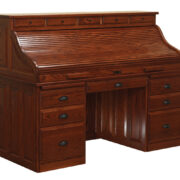 68" Traditional Rolltop Desk - Image 3