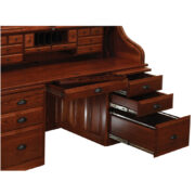68" Traditional Rolltop Desk - Image 2