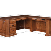 Fifth Avenue L Desk with Adjustable Return - Image 4
