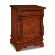 Chippewa Sleigh 1 Drawer 1 Door Nightstand - 20½"W