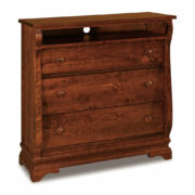 Chippewa Sleigh 3 Drawer Media Chest