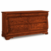 Chippewa Sleigh 7 Drawer Dresser - 65"W