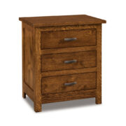 Flush Mission 3 Drawer Nightstand