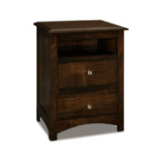 Finland 2 Drawer Open Nightstand