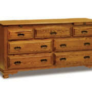 Heritage 7 Drawer Dresser With Jewelry Drawers