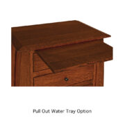 Chippewa Sleigh 2 Drawer Nightstand - 25¼"W - Image 4