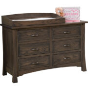 Addison 6 Drawer Dresser With Changing Box Top Option