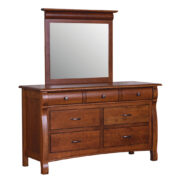 Castlebury 7 Drawer Dresser With Mirror
