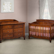 French Country 6 Drawer Dresser With Changing Box Top Option - Image 3
