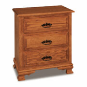 Heritage 3 Drawer Nightstand