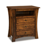 Matison 3 Drawer Open Top Nightstand