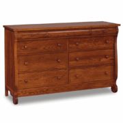 Old Classic Sleigh 9 Drawer Mule Dresser