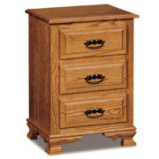 Heritage 3 Drawer Nightstand