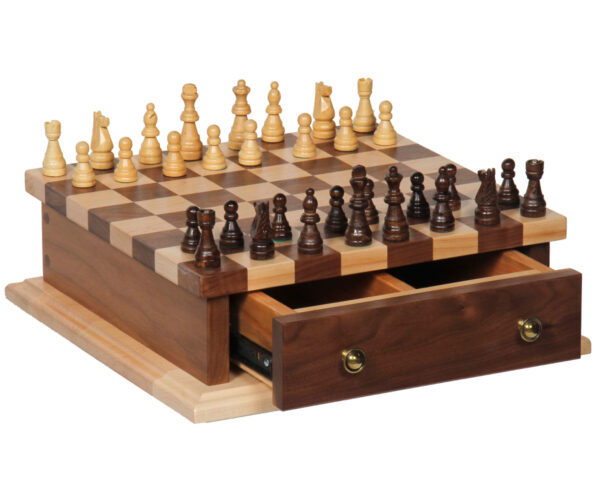 Checker Board with Drawer