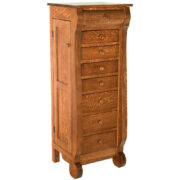 Classic Sleigh Jewelry Armoire