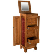 Classic Sleigh Jewelry Armoire - Image 2