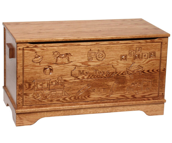 Toy Chest - Carved