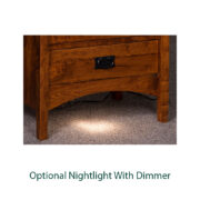 Regent 2 Drawer Nightstand - Image 3