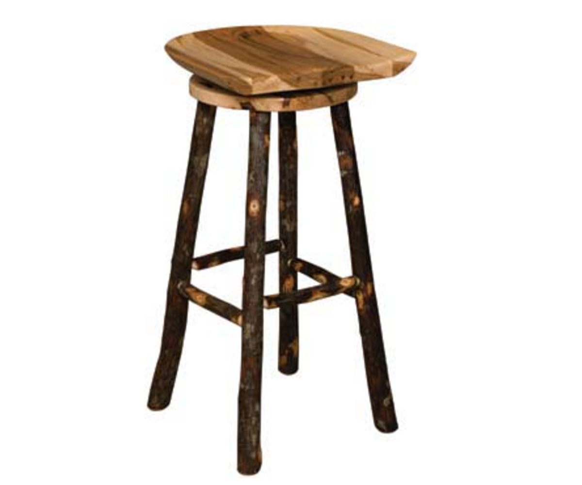 30" Saddle Bar Stool With Swivel Seat 1 30" Saddle Bar Stool With Swivel Seat