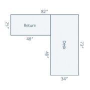 El Paso L Desk - Image 3