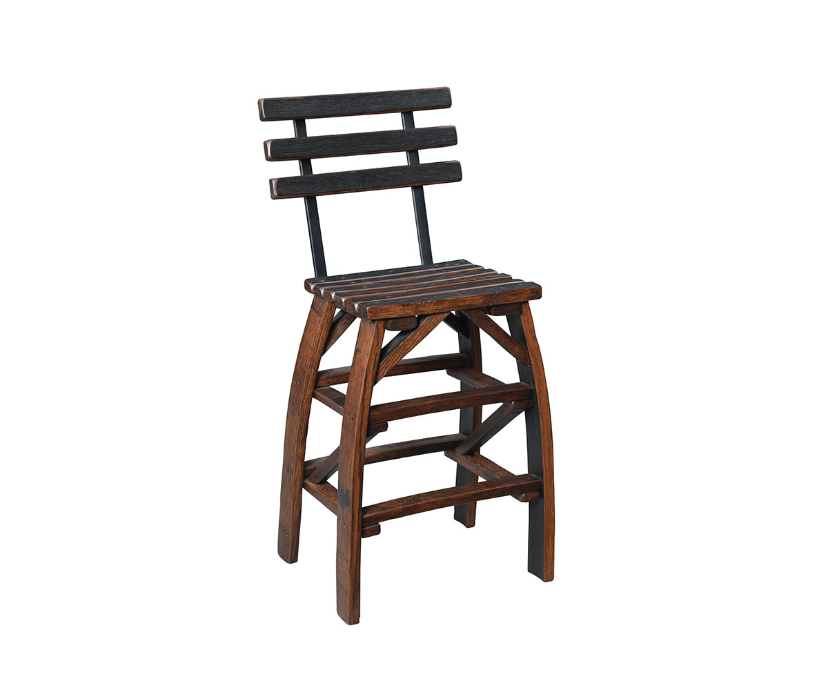 Deluxe Whiskey Barrel Barstool 1 Deluxe Whiskey Barrel Barstool