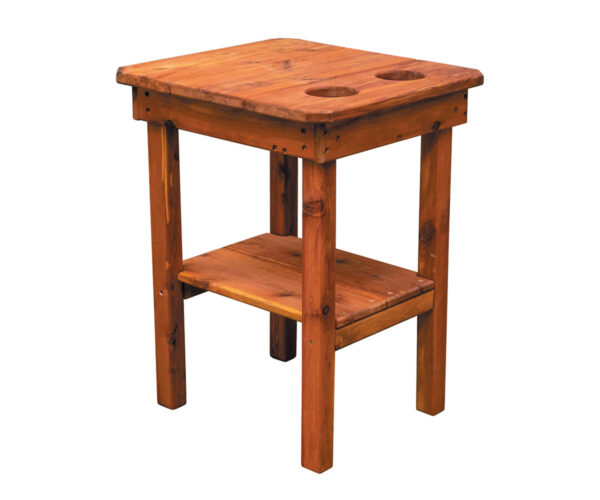 Cupholder Side Table - 23"H