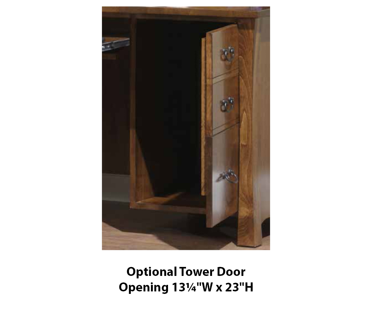 Woodbury L-Desk With Hutch 4 Woodbury L-Desk With Hutch - Image 4