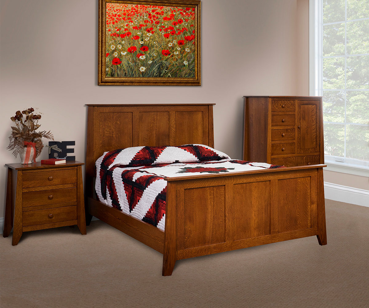 Berwick Slat Panel Bed with Storage 2 Berwick Slat Panel Bed with Storage - Image 2