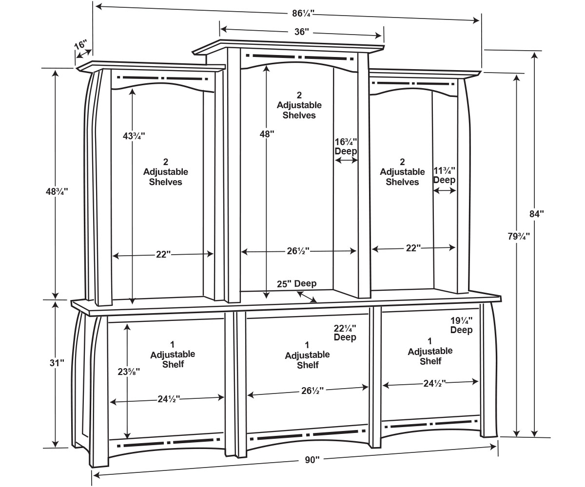 Boulder Creek Hutch 2 Boulder Creek Hutch - Image 2