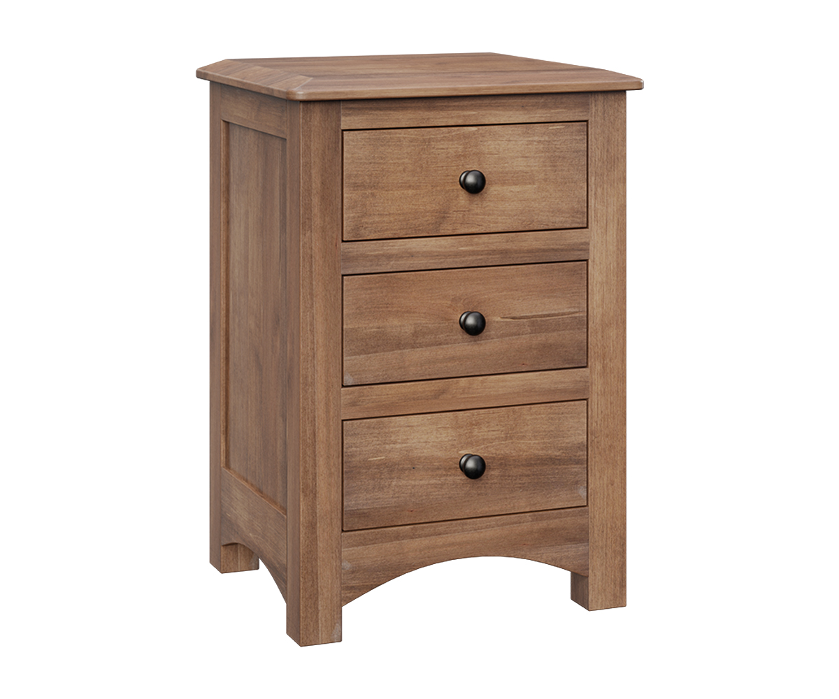 Finland 3 Drawer Nightstand 1 Finland 3 Drawer Nightstand