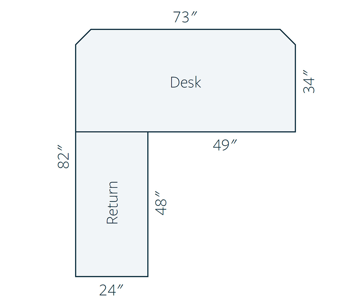 Arts & Crafts L Desk 3 Arts & Crafts L Desk - Image 3