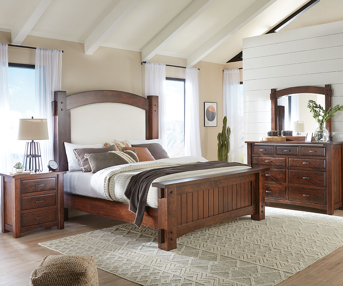 Timbra Bed With Fabric Headboard 4 Timbra Bed With Fabric Headboard - Image 4