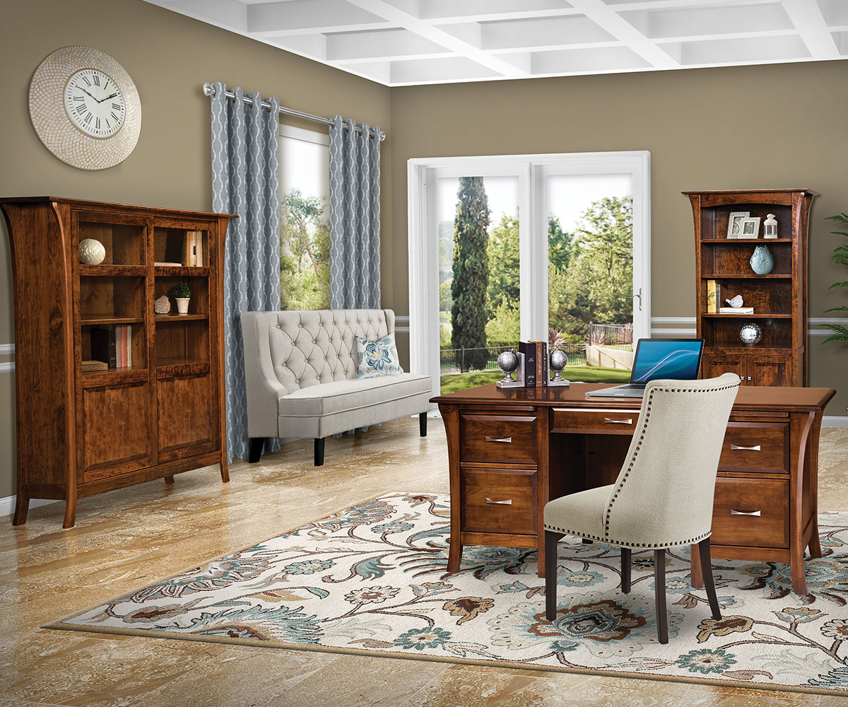 Ensenada Single Pedestal Desk 2 Ensenada Single Pedestal Desk - Image 2