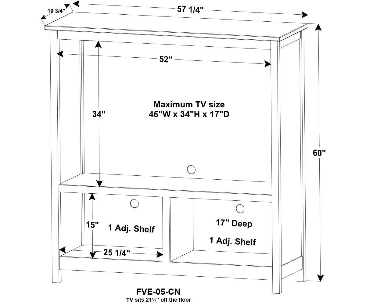 Centennial Entertainment Center with Doors 3 Centennial Entertainment Center with Doors - Image 3