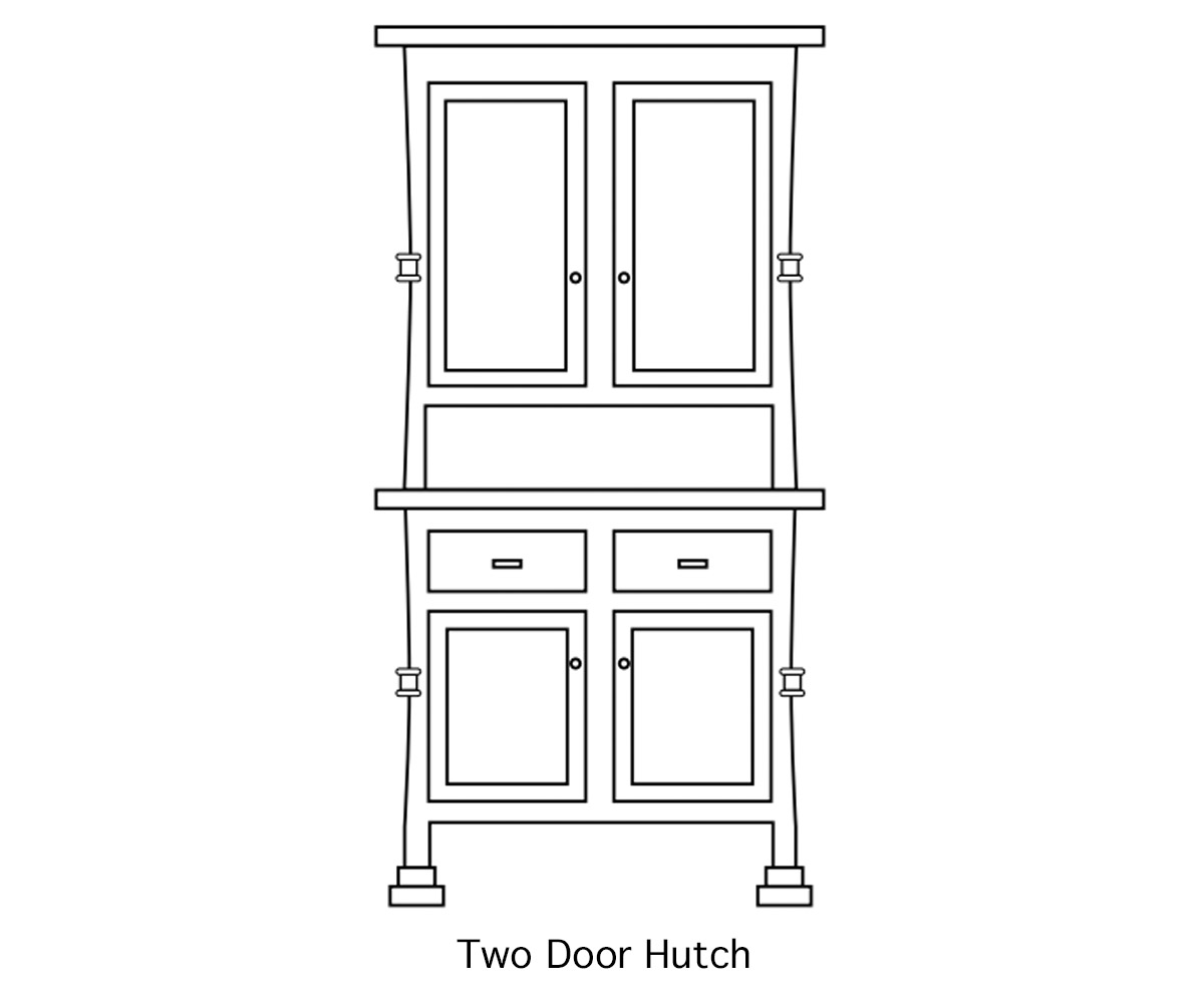 Bowerston Hutch 2 Bowerston Hutch - Image 2