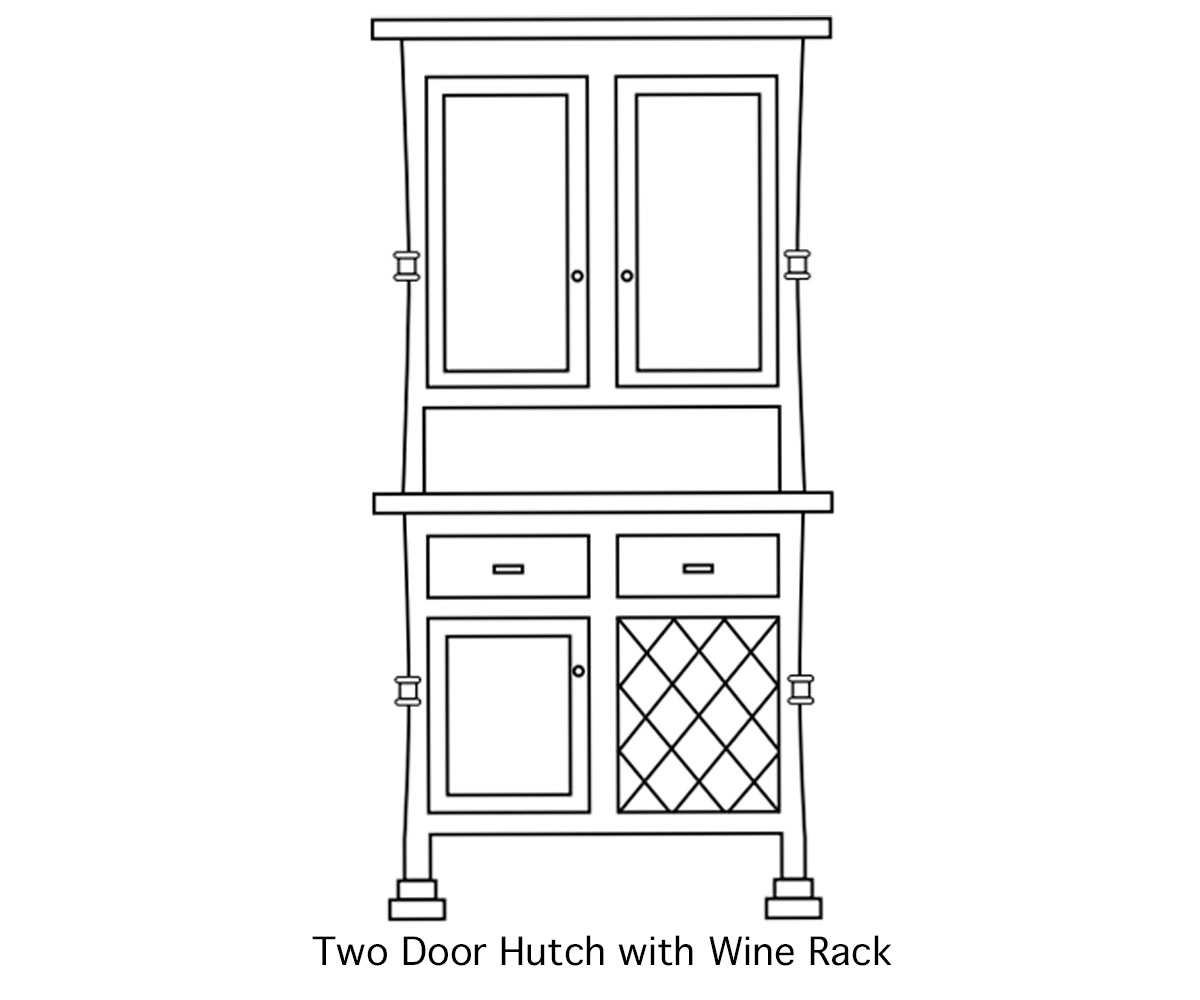 Bowerston Hutch 3 Bowerston Hutch - Image 3