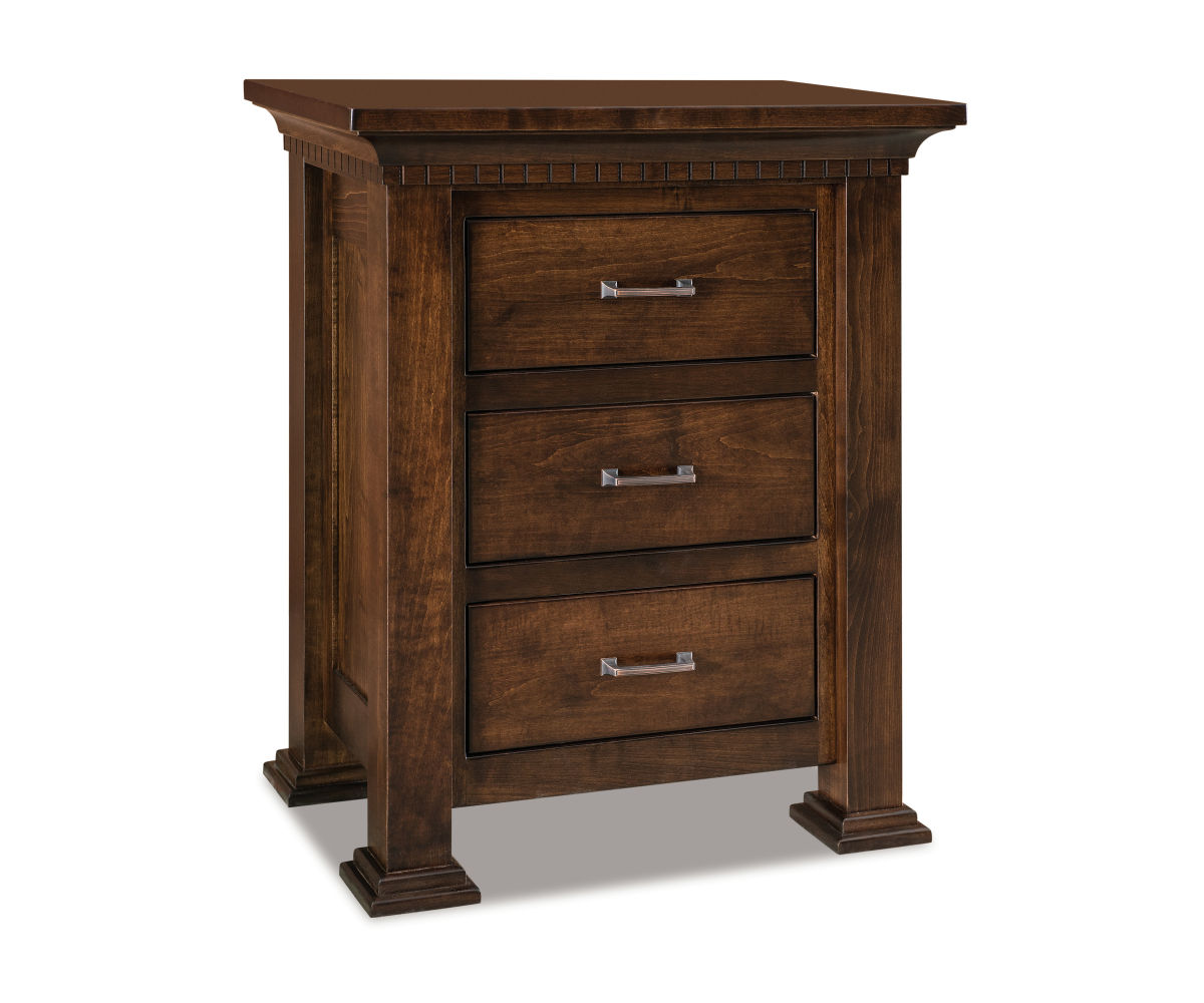 Empire 3 Drawer Nightstand - 34¾"H 1 Empire 3 Drawer Nightstand - 34¾"H