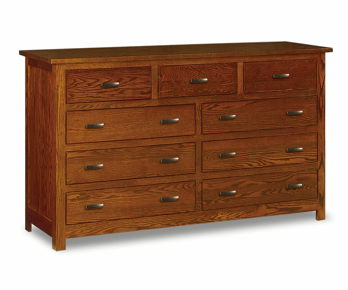Flush Mission 9 Drawer Dresser 1 Flush Mission 9 Drawer Dresser