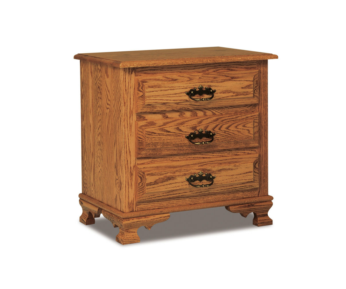 Heritage 3 Drawer Nightstand - 25"W 1 Heritage 3 Drawer Nightstand - 25"W