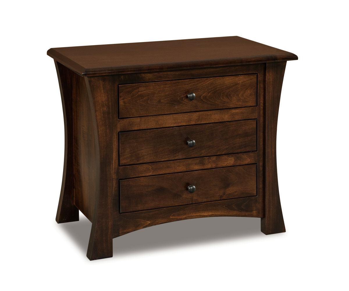 Matison 3 Drawer Nightstand - 29"W 1 Matison 3 Drawer Nightstand - 29"W