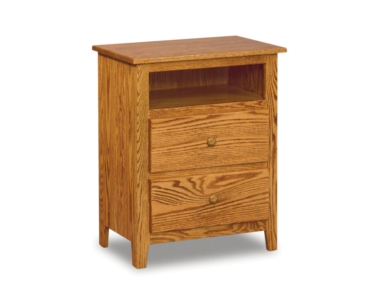 Shaker 2 Drawer Nightstand 1 Shaker 2 Drawer Nightstand