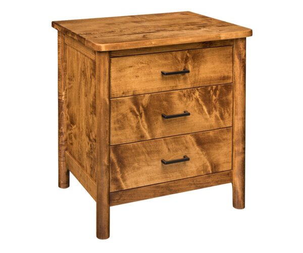 Jasmine 3 Drawer Nightstand