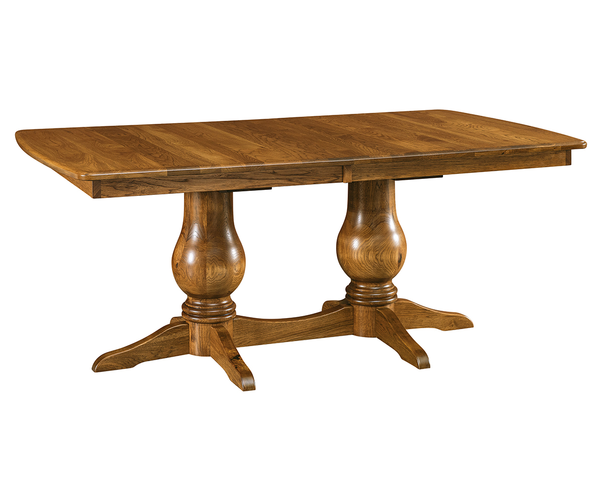 Auburn Double Pedestal Table 1 Auburn Double Pedestal Table