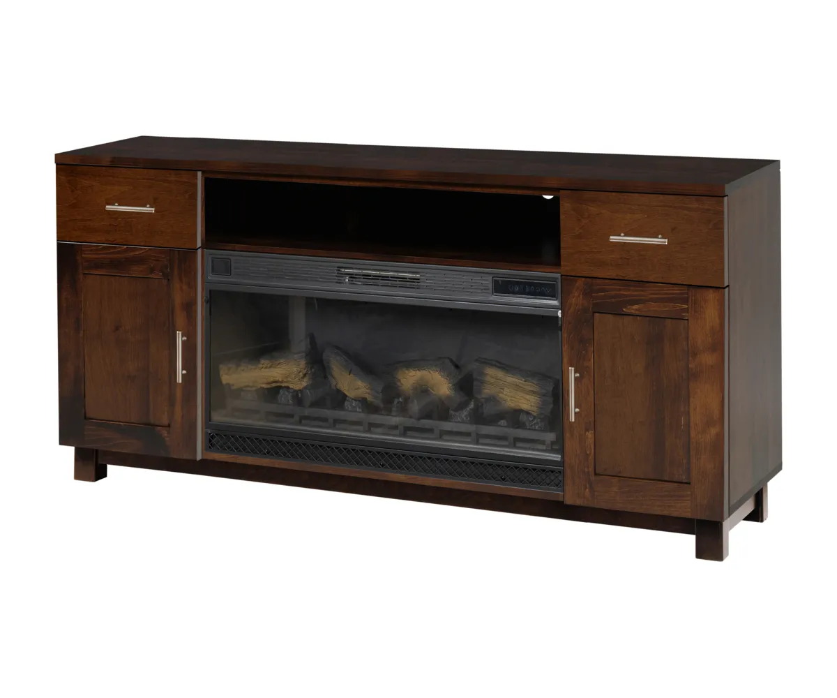 La-Salle Urban Fire Box TV Stand - 80" 1 La-Salle Urban Fire Box TV Stand - 80"